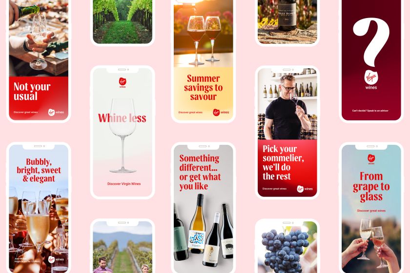 Virgin Wines celebrates the 'joy of wine' in its first major rebrand in 20 years