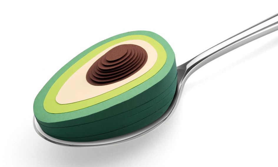 An Avocado a Day editorial illustration