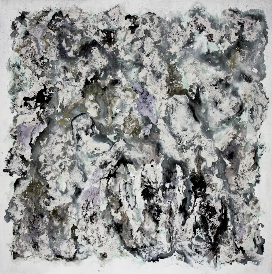 'Yoni' 2017 100cm x 100cm Mixed media on canvas