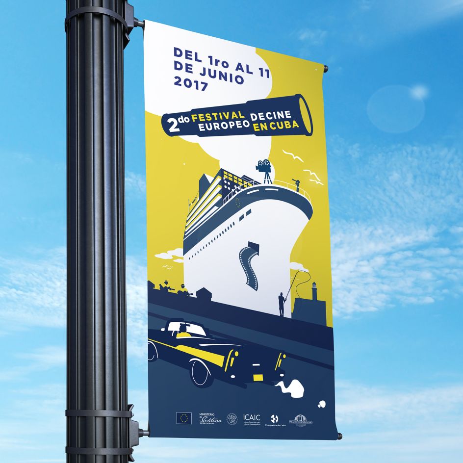 Film Festival Corporate Identity by Daniel Plutín Amigó is Winner in Graphics and Visual Communication Design Category, 2018 - 2019