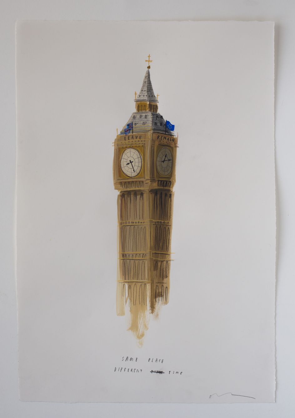 Same Place, Different Time, 2018, Oliver Jeffers, courtesy of Lazinc and artist