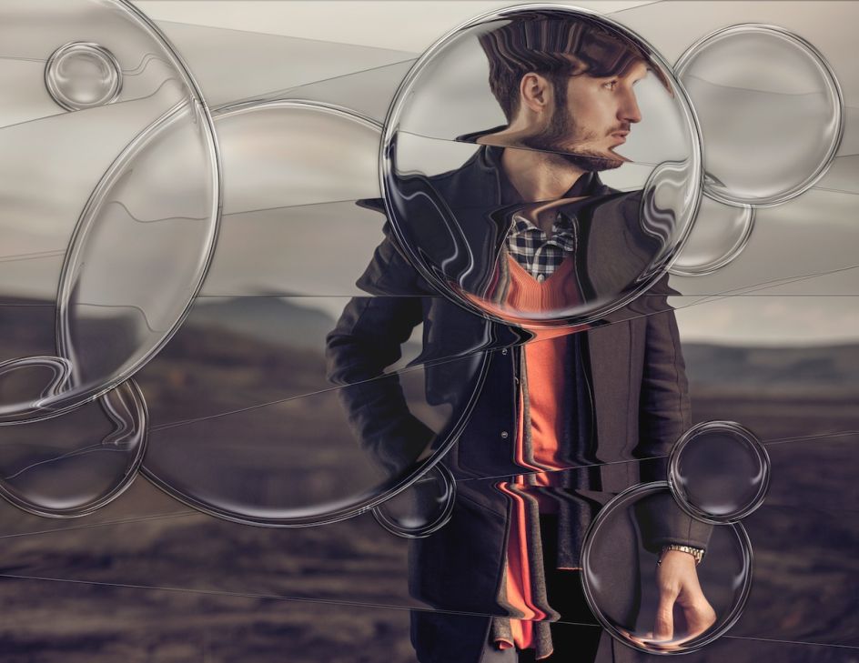 Image created by Mike Campau, using his Looking Glass action set and an Adobe Stock photo