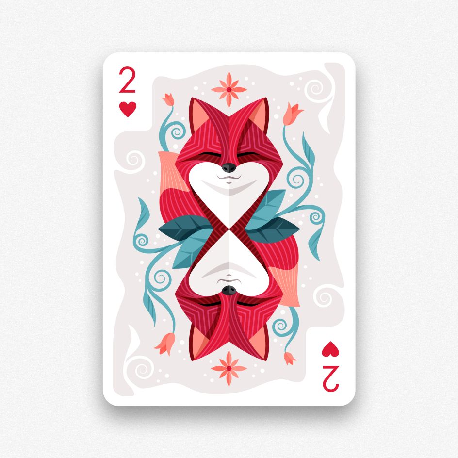 Two of Hearts Illustration by Stefano Rosselli is Winner in Graphics and Visual Communication Design Category, 2019 - 2020