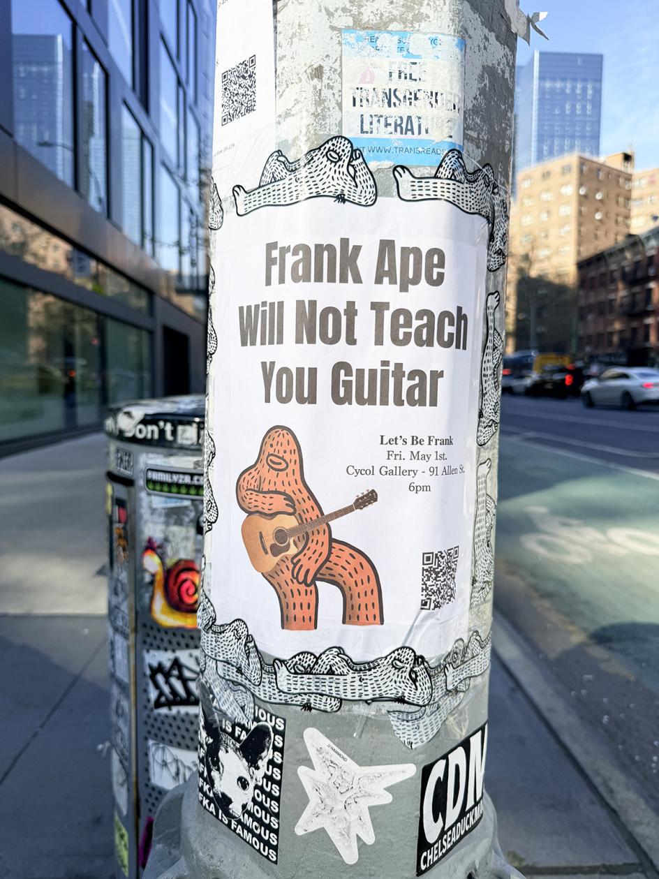 Improvised promo for the exhibition