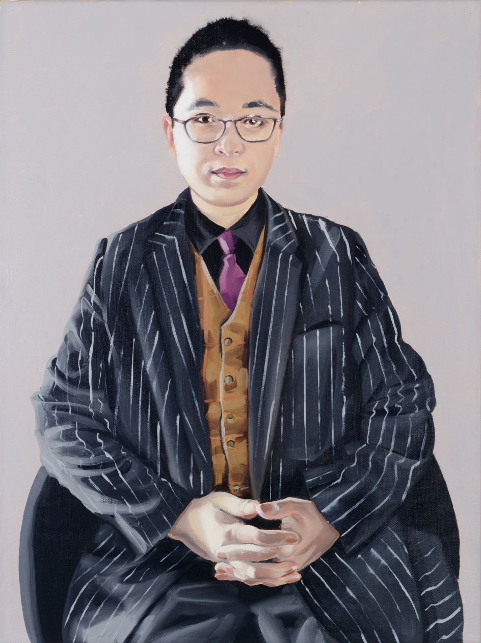 Portrait of Xu Tingyi, oil on linen, 2020 © Paul Gervais