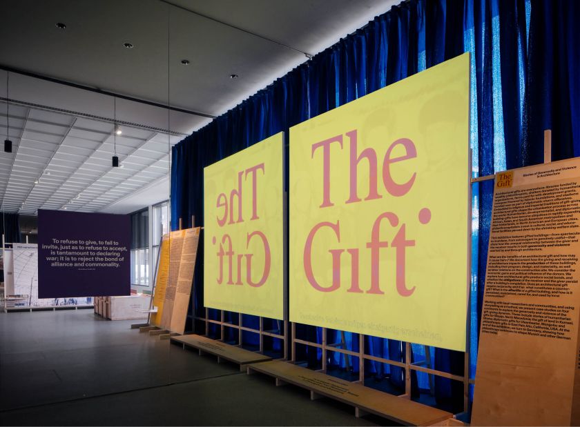 WVH designs exhibition that explores generosity and violence in architecture