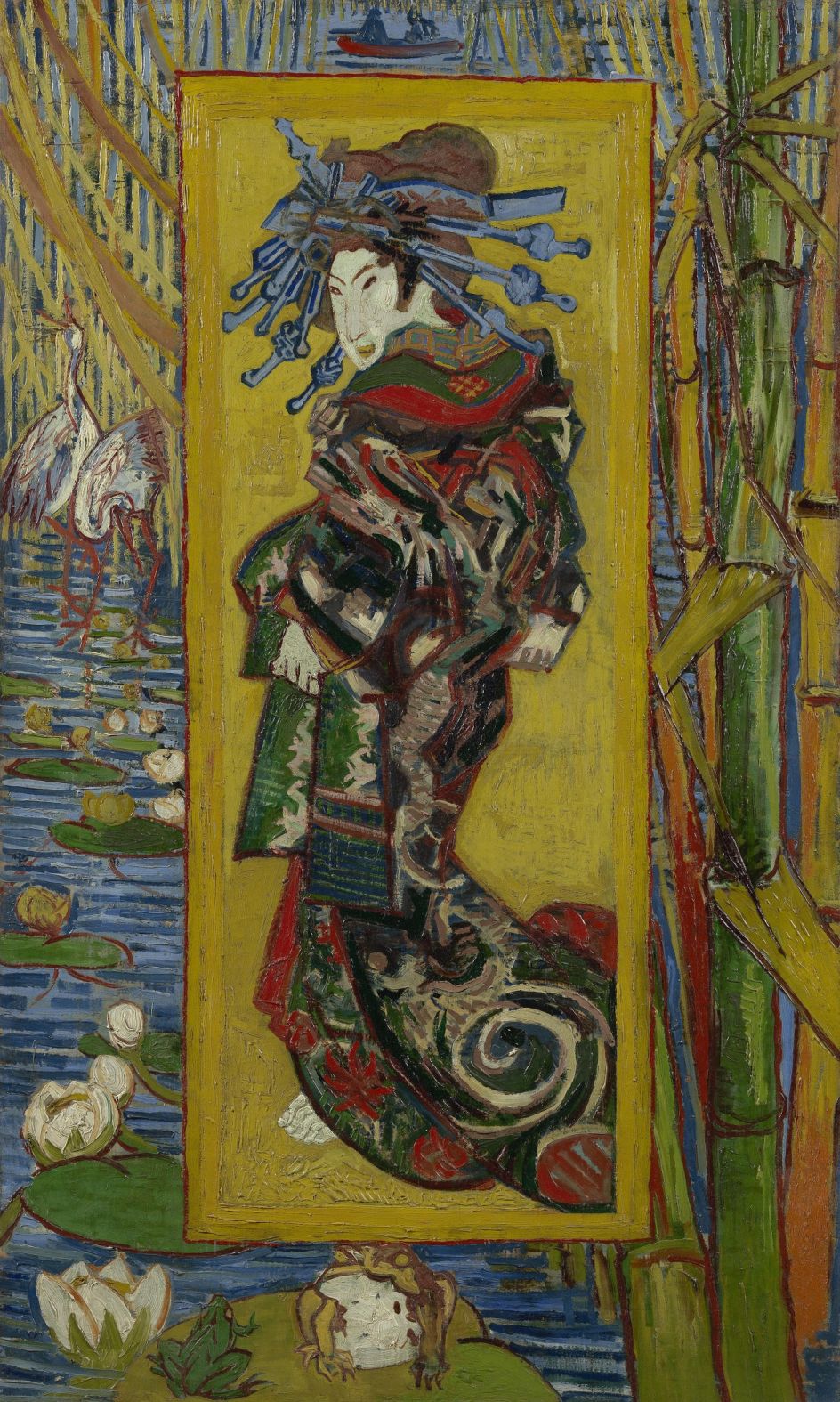 Courtesan (after Eisen). Vincent van Gogh (1853 - 1890), Paris, October-November 1887. Credit: Van Gogh Museum, Amsterdam (Vincent van Gogh Foundation)