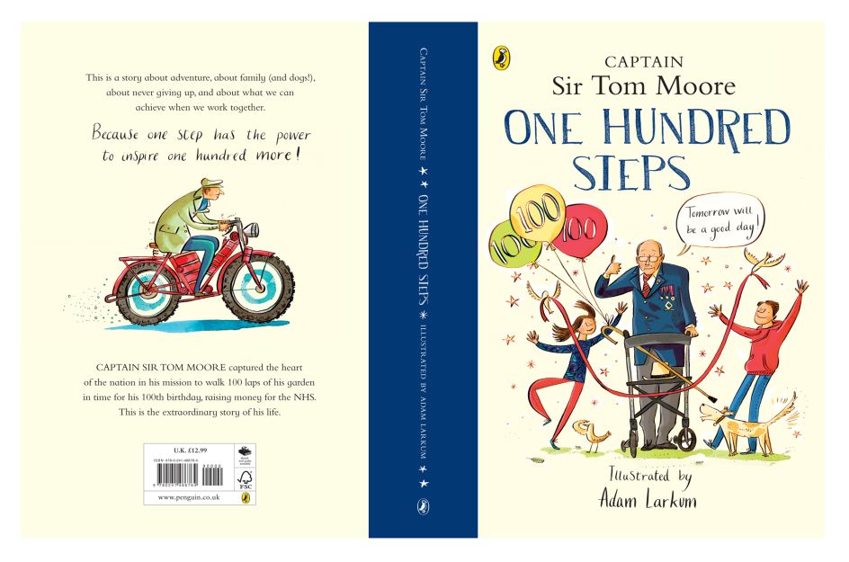 Puffin Books' One Hundred Reasons to Hope was Illustrated throughout by Adam Larkum
