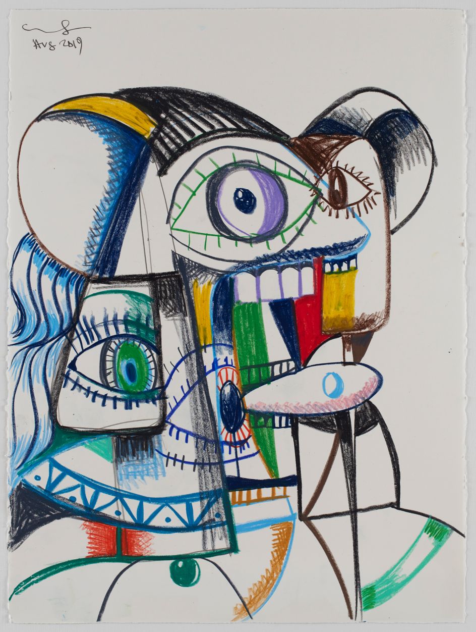 © George Condo Multiple Portraits 2019