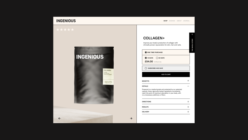 Unfound goes beyond superficial stereotypes for collagen brand Ingenious