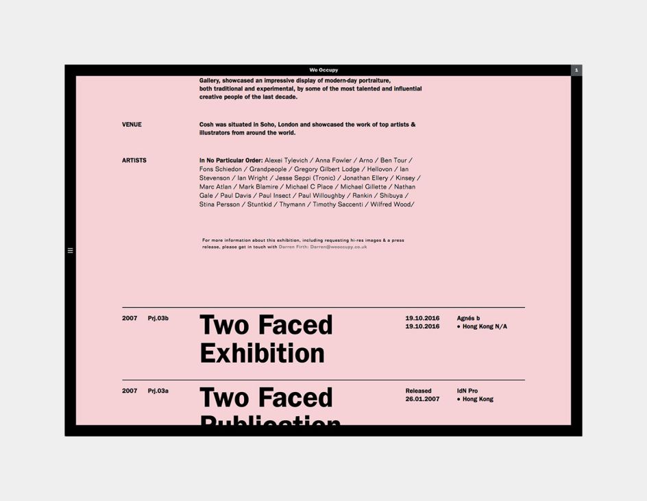 We Occupy © Sane. Design + AD, Darren Firth