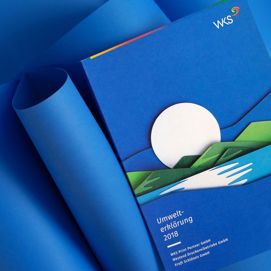 Wks Group Environmental Statement by Creneo. Winner in the Graphics and Visual Communication Design Category, 2018-2019