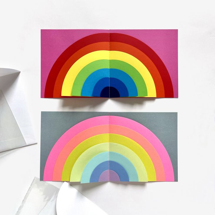 Rainbow books by Sarah Boris, photo by Alexandre Chaize