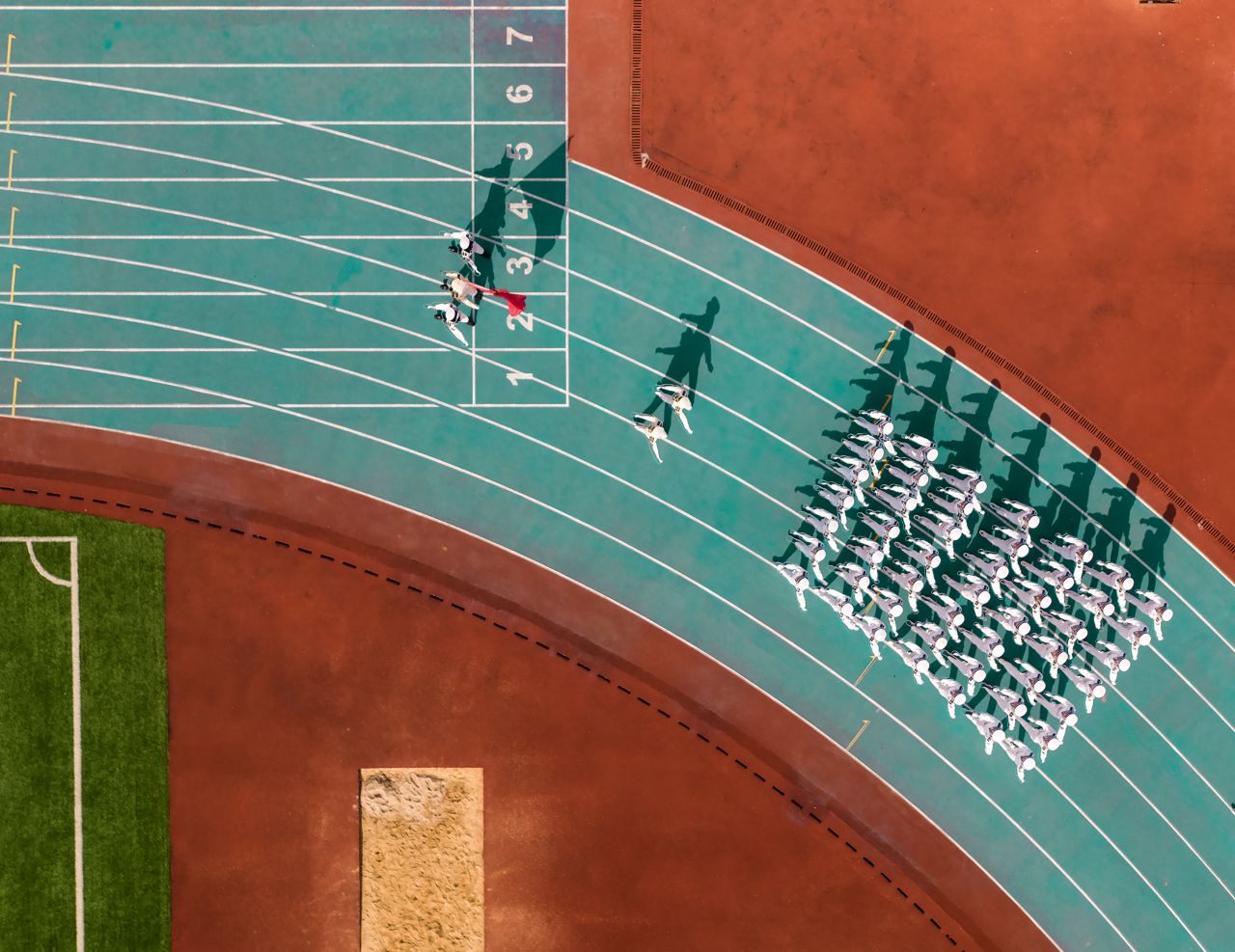 In China, new senior middle school students would have their military training at the beginning of the first year's school term. We all have memories during everybody's training time. I helped a school to shoot for the record of their training time in September 2017.   Copyright: © Xiaoxiao Liu, China, Shortlist, Open, Culture (Open competition), 2018 Sony World Photography Awards