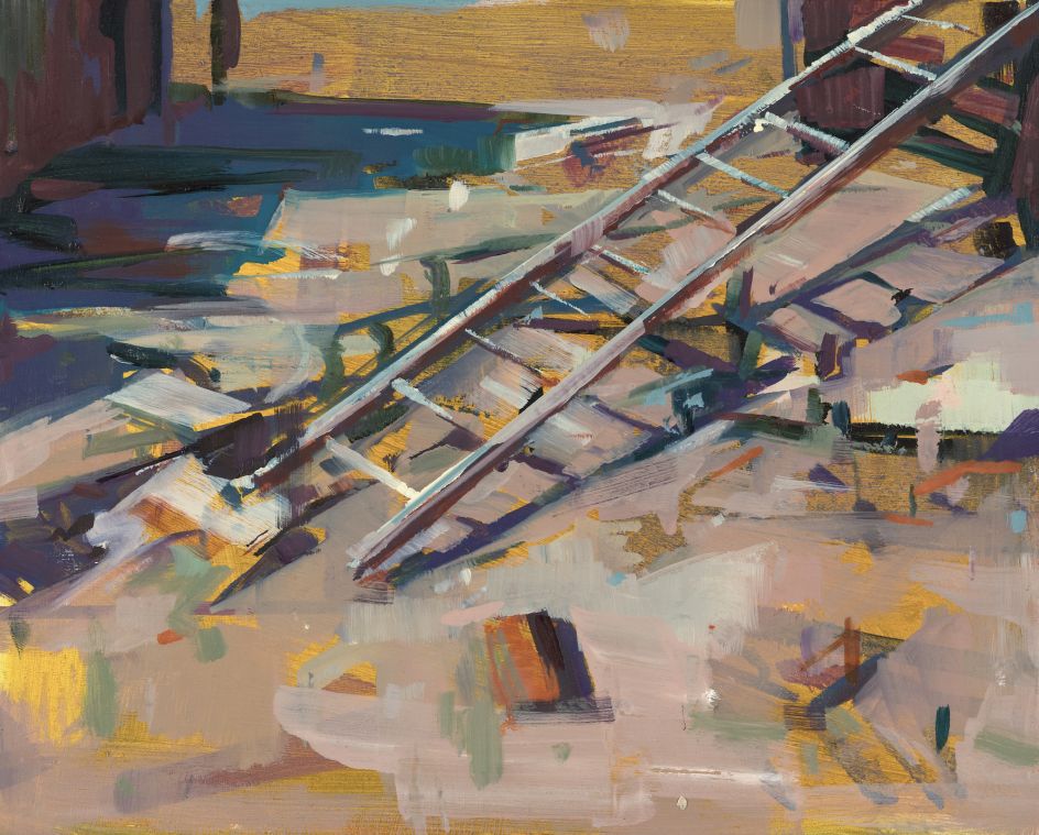 Lying Ladder, 20x25cm. © Katharine Le Hardy