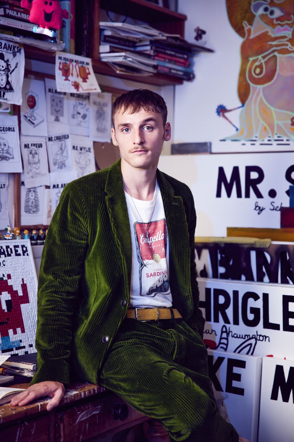 Sebastian Chaumeton in his studio