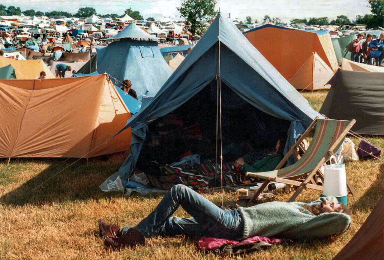 Glastonbury 1987 photographer credit John Novis