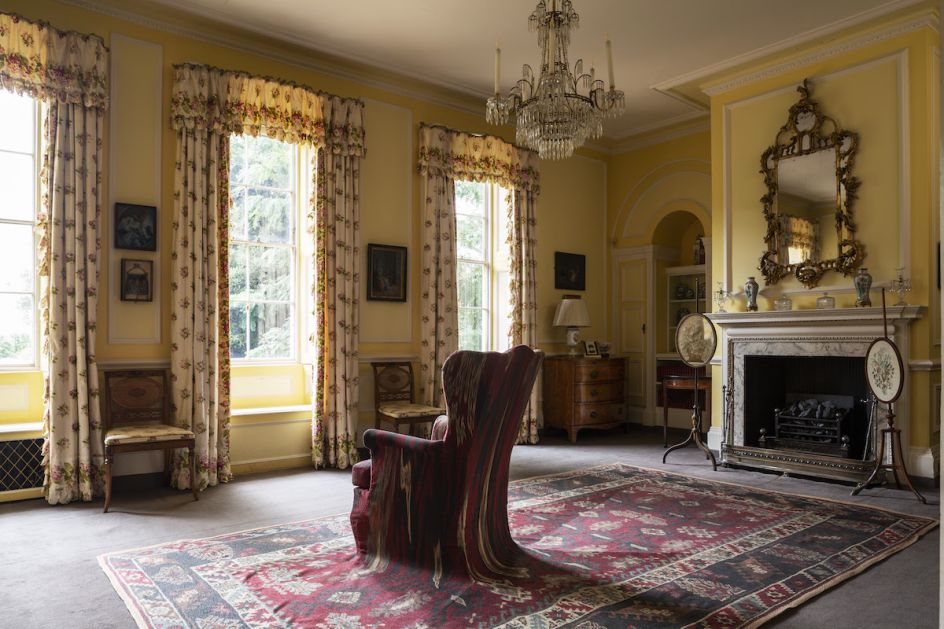 Maisie Broadhead's installation in Fenton House, as part of Please Sit curated by Gitta Gschwendtner. Photo: Oskar Proctor