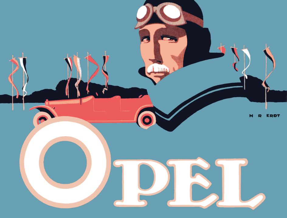 Poster by Hans Rudi Erdt, Germany, 1911