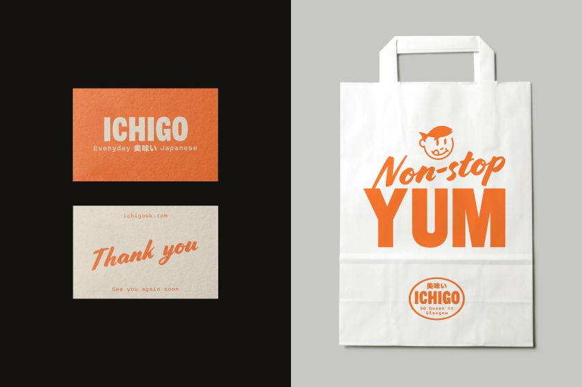 Branding for Glasgow sushi spot combines the best of Japanese and US culture