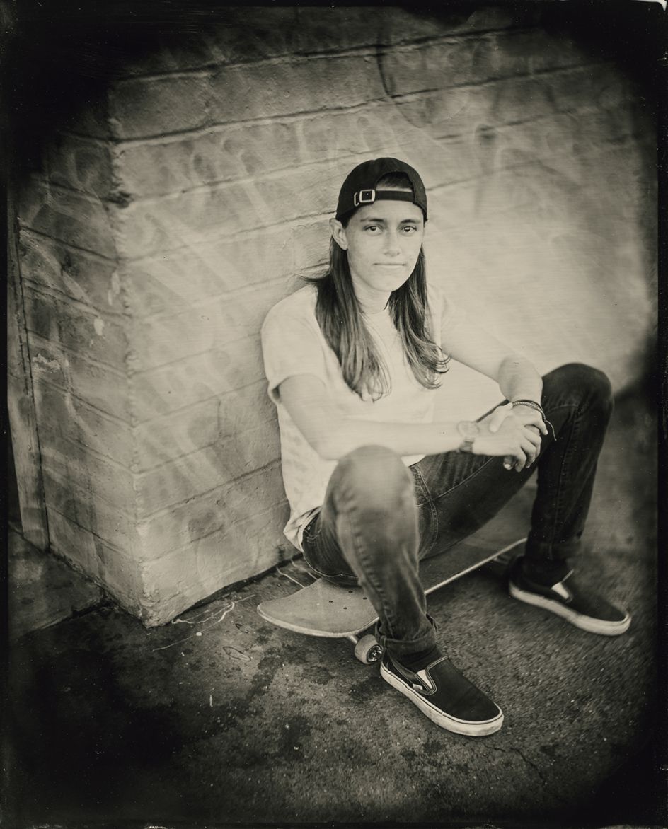 © Jenny Sampson, from the book Skater Girls, published Daylight