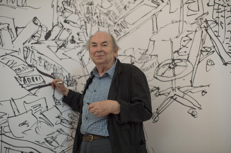 Quentin Blake at House of Illustration, 2014 © Quentin Blake Centre for Illustration