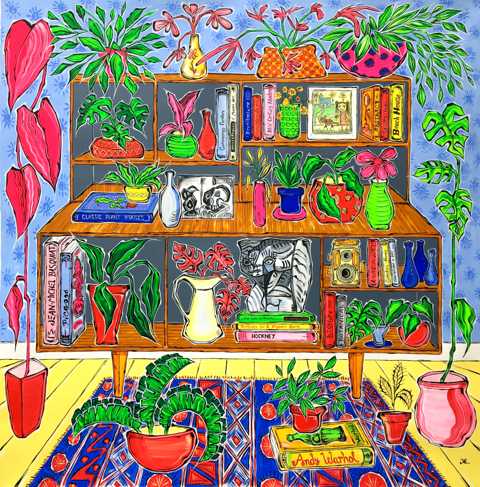 Jonjo also creates art for community projects