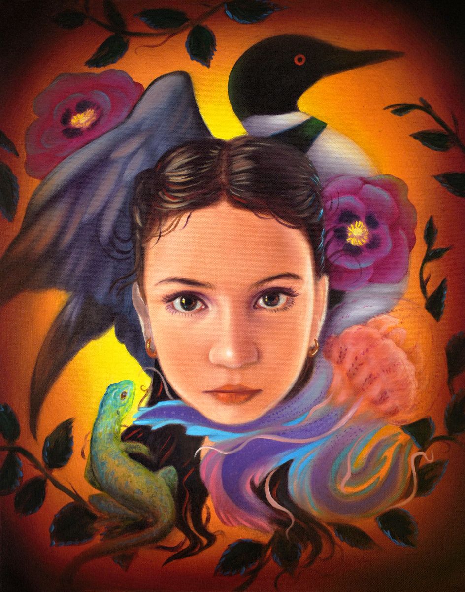 Honeysuckle Deets, 2020, oil on canvas, 20 x 16 inches © Ryan Martin