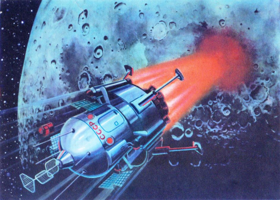 Courtesy of Barbican, from a series of vintage postcards (1965-68) from the Moscow Design Museum, appearing at the exhibition