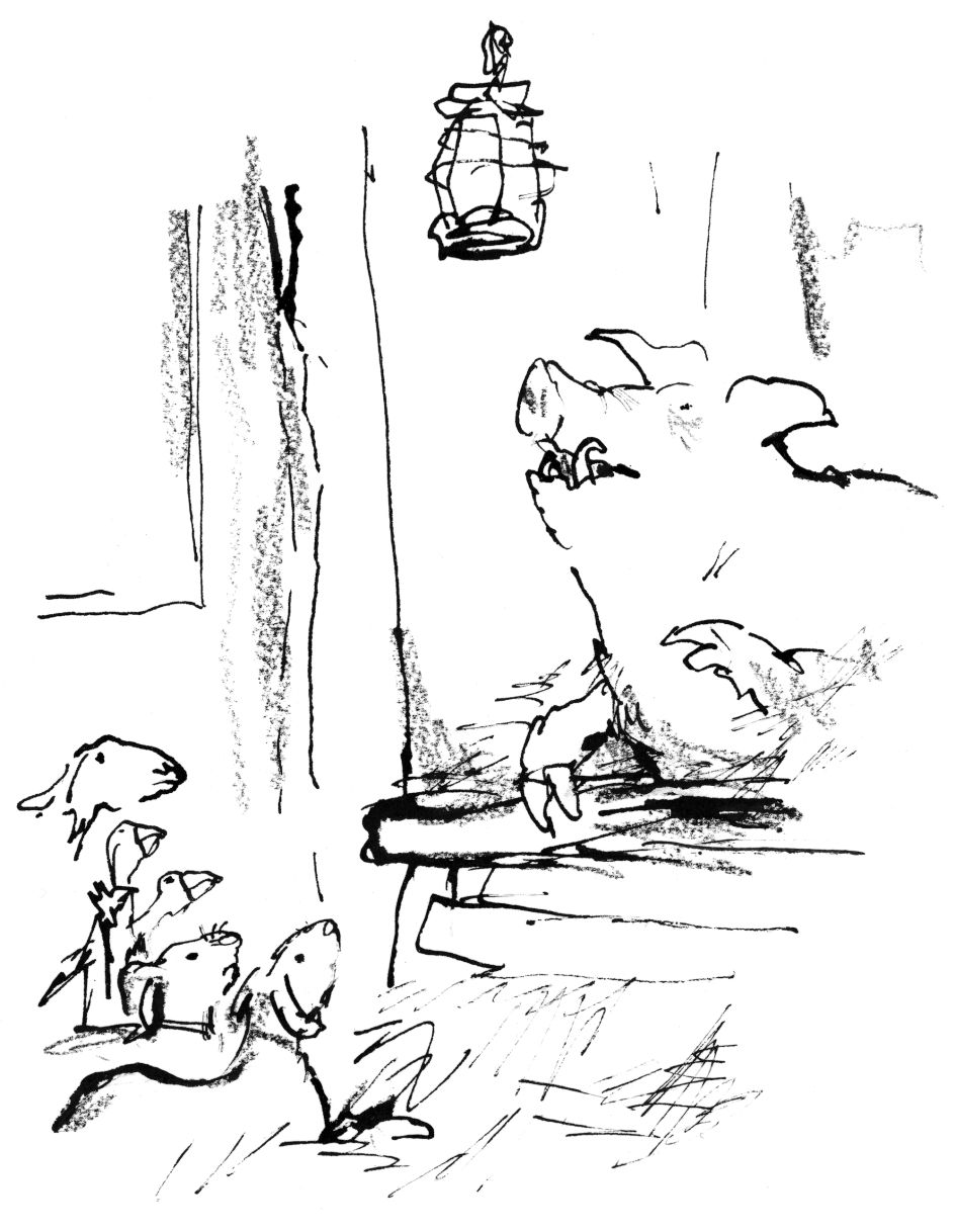 The old hog was an idealist.