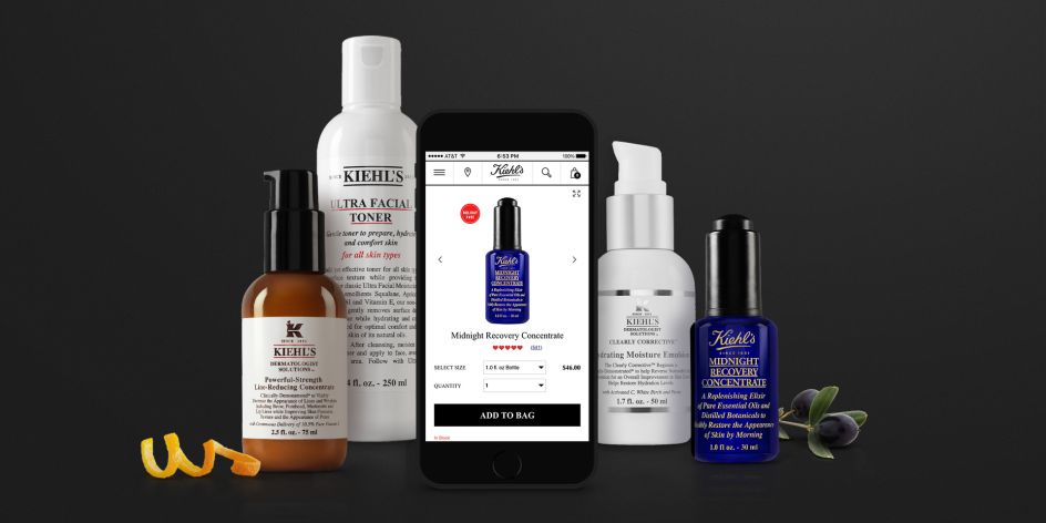 Kiehls online campaign