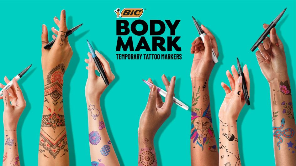 This BodyMark By BIC Temporary Tattoo Marker Review Made Everyone