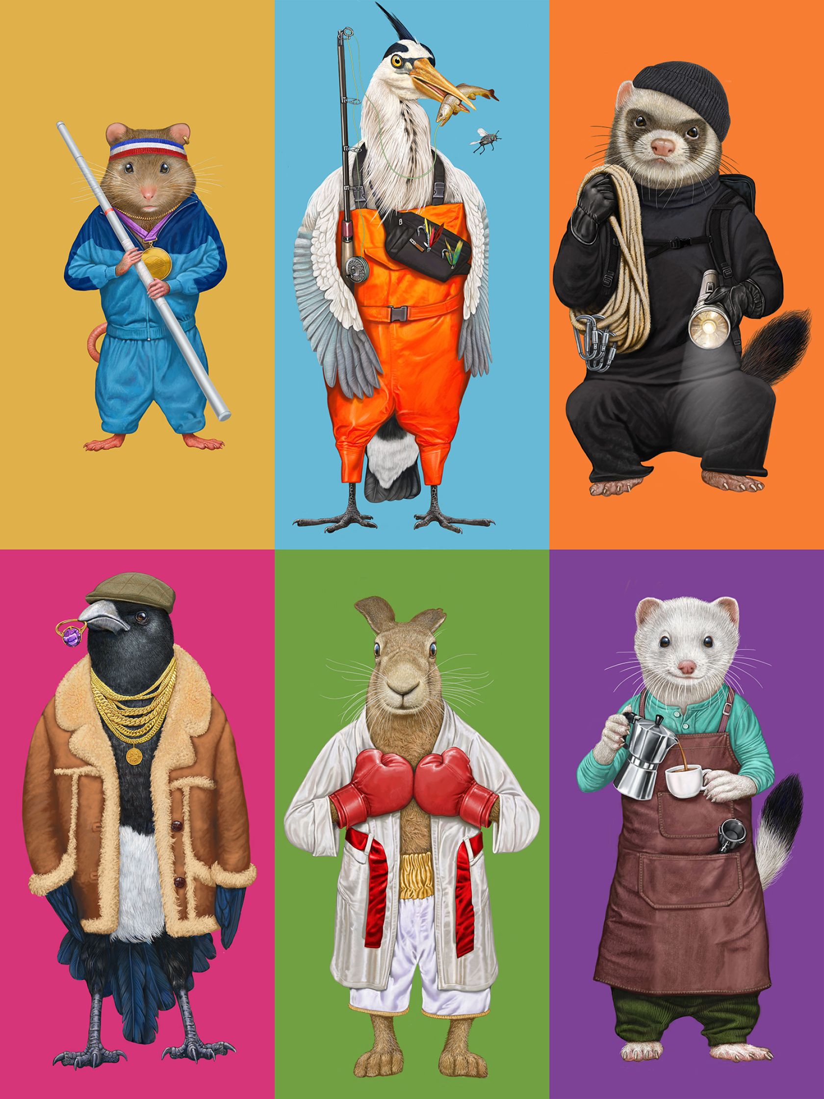 Пивоварня Badger, расположенная в Дорсете, сотрудничала с дизайнерским агентством Robot Food, чтобы обновить свои этикетки на пиво, с искусством от иллюстратора Боба Венаблса.