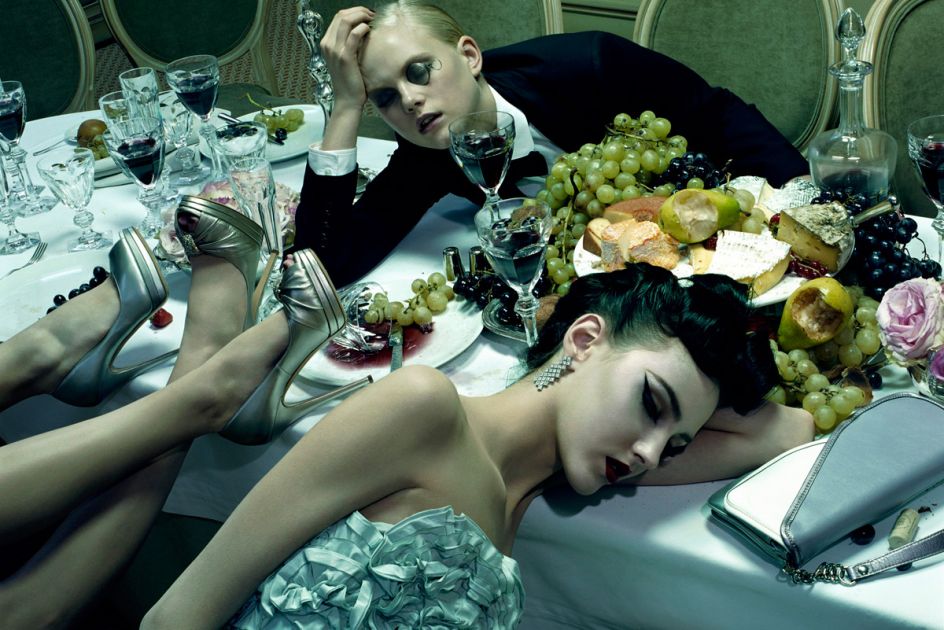 Dinner Party #3, 2009, Chromogenic Print © Miles Aldridge