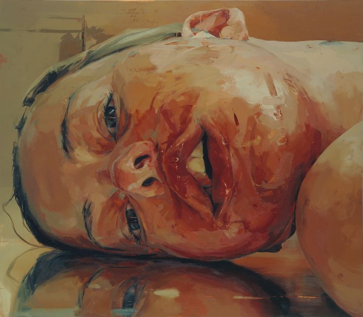 Jenny Saville (b.1970) Reverse 2002-3 Oil paint on canvas, 2134 x 2438 mm © Jenny Saville. Courtesy of the artist and Gagosian