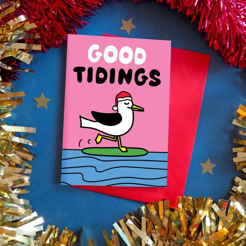 Seagull Christmas Card by Hello DODO