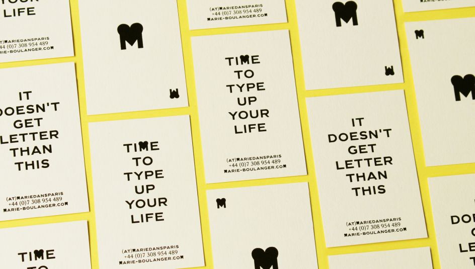 Personal Business Cards. Printed by Atelier Bulk