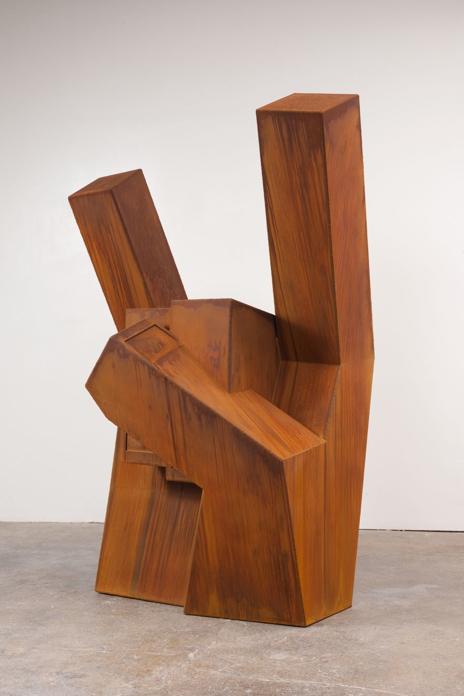 Nathan Mabry, Heavy Handed (2013), Weathering Steel, 210x150x120cm