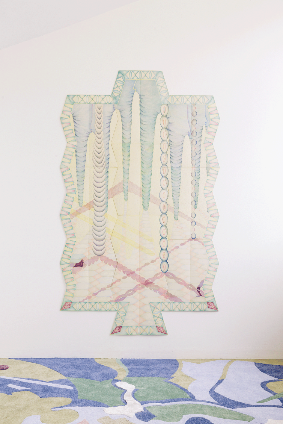 Bea Bonafini, Dovetail’s Nest, installation view, Zabludowicz Collection, 2017. Photo: Tim Bowditch