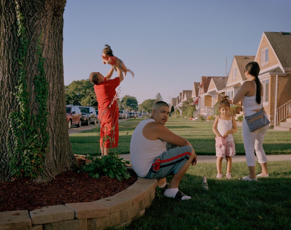 Bungalow Family with Last Ash Tree, Midway, Chicago, USA, 2018. Paul D’Amato