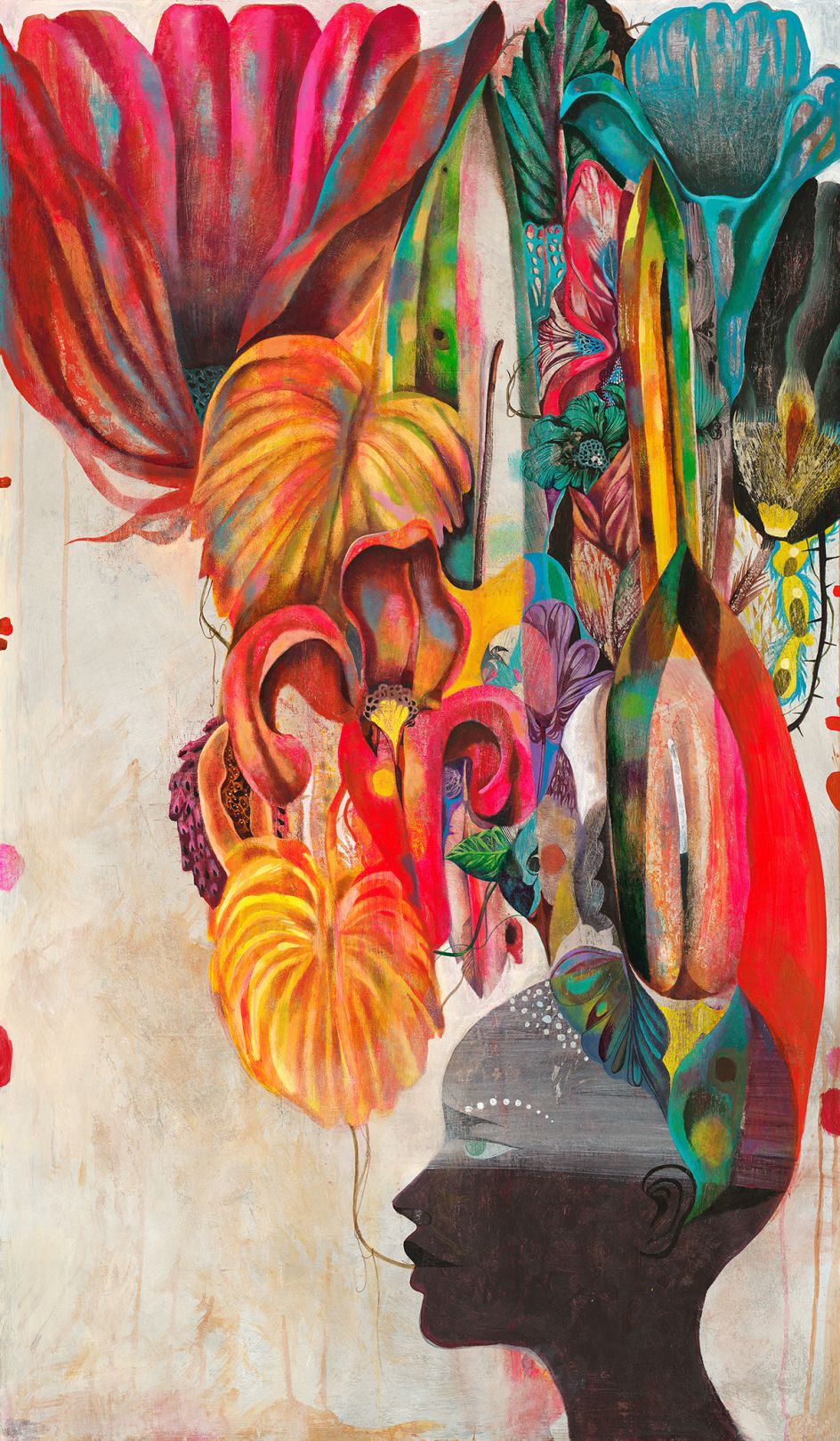 Strange Flowers Black Paradise © Olaf Hajek, www.lumas.com