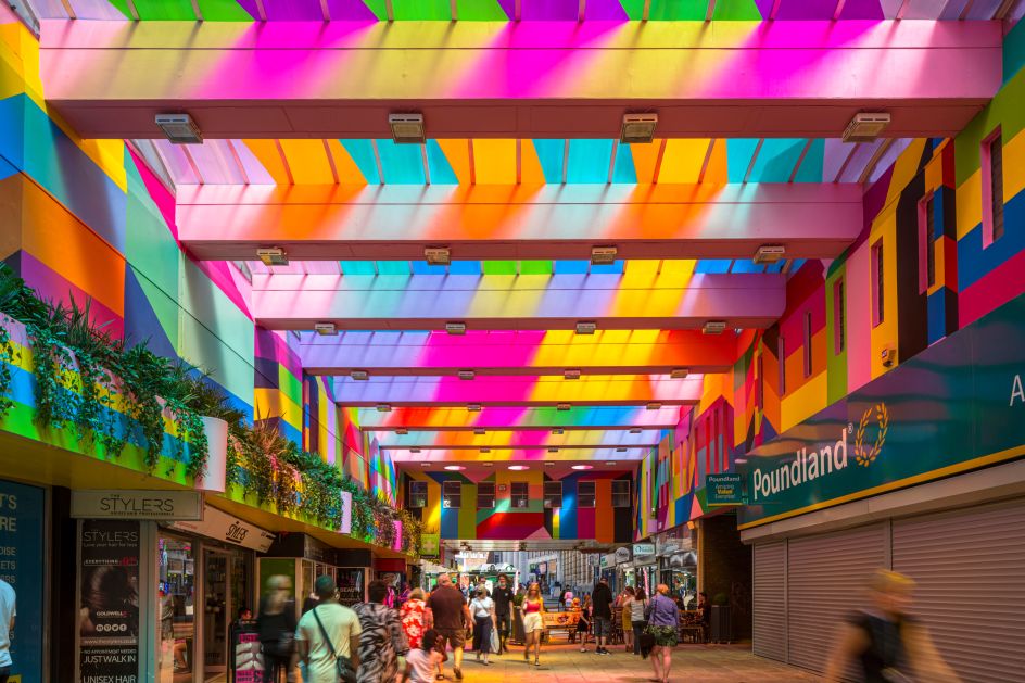 Endless Ribbon Connecting Us © Morag Myerscough. Photography by Gareth Gardner