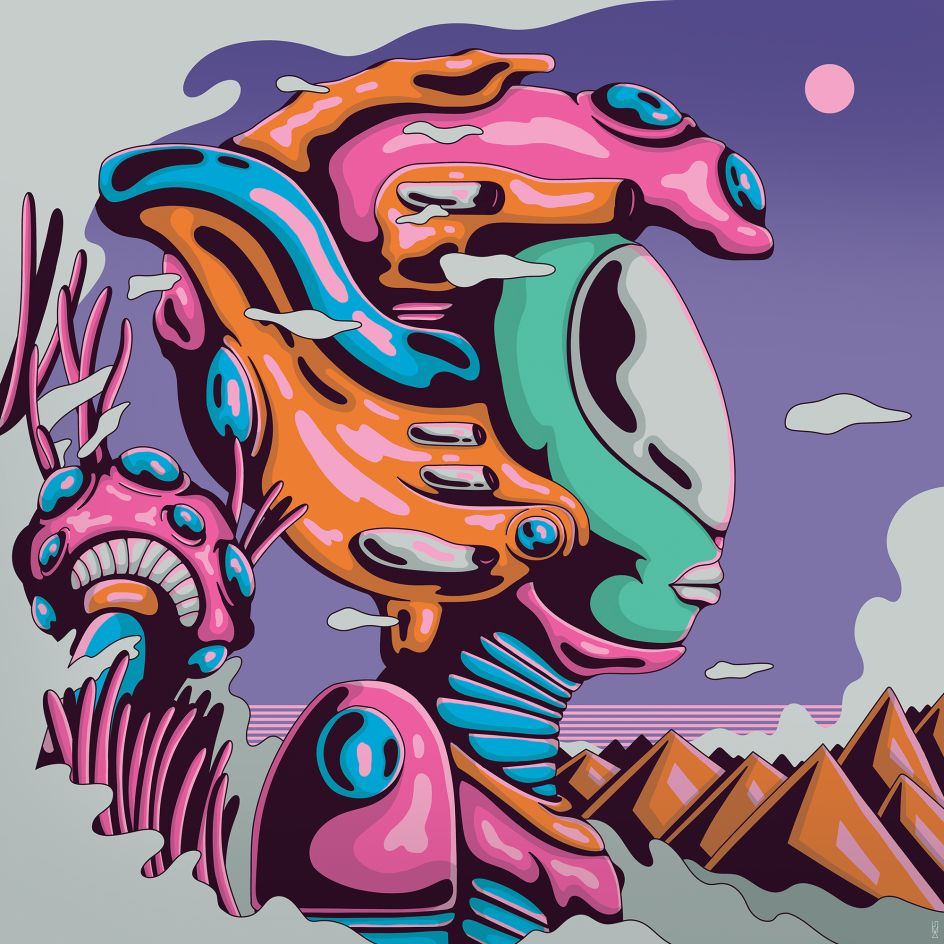 Alien (for private commission) © Davide Bart. Salvemini