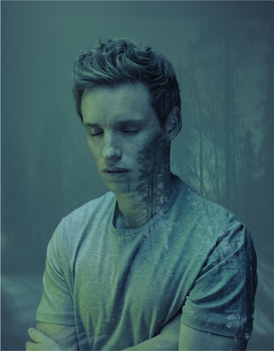 © Nadav Kander, Eddie Redmayne (Forest), 2016. Courtesy of Flowers Gallery