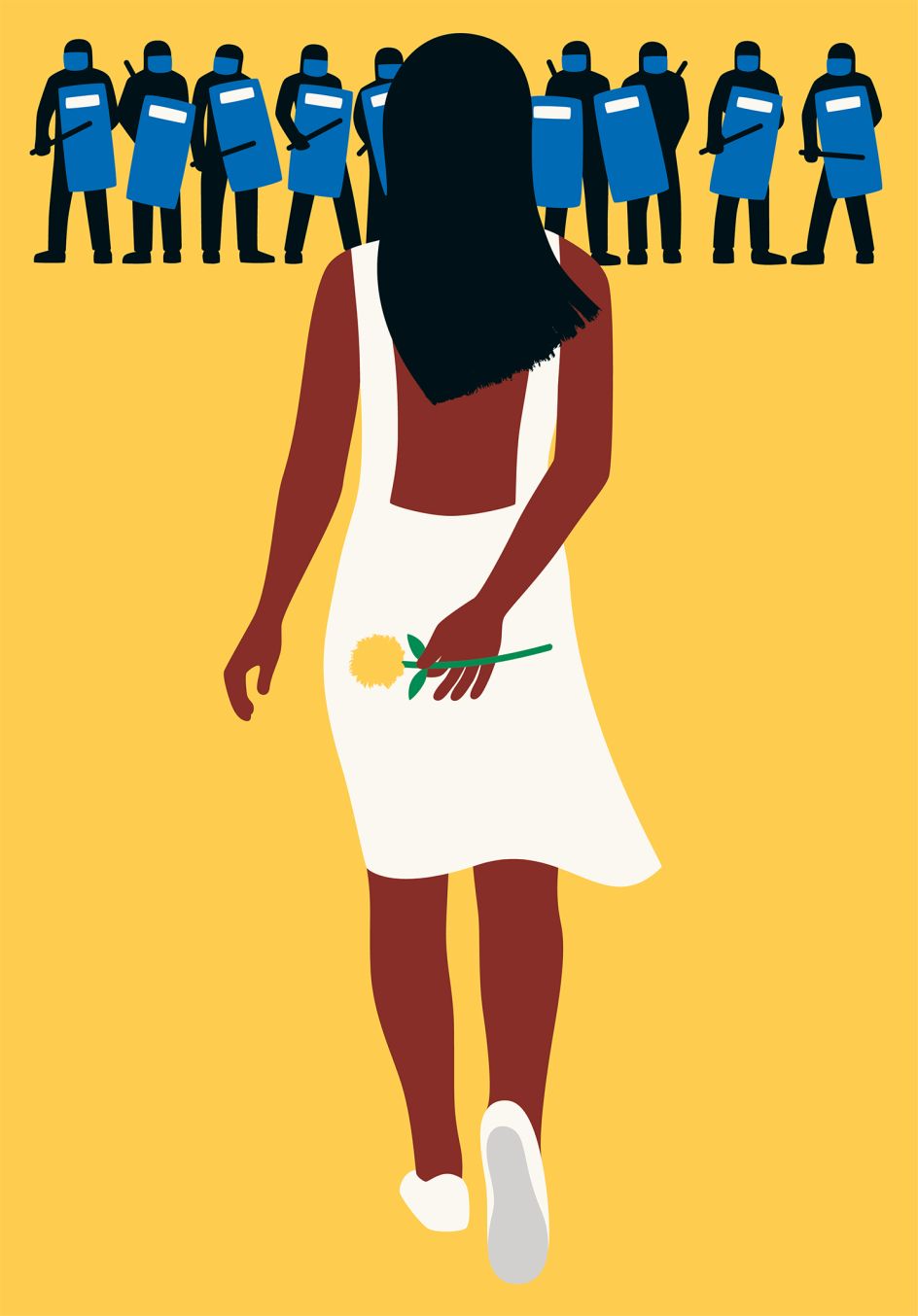 Resist, UV-Print from the ‘Alternate Realities’ exhibition