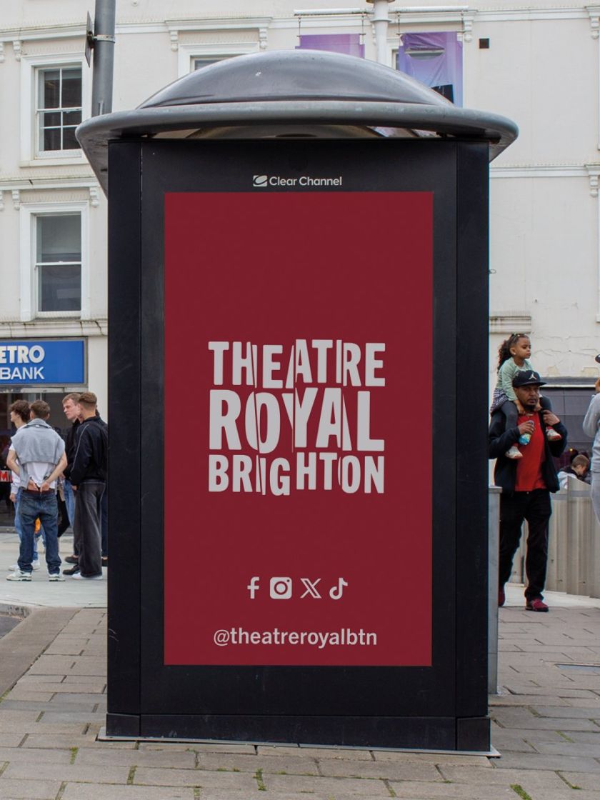 Theatre Royal Brighton pulls back the curtain on a new visual identity
