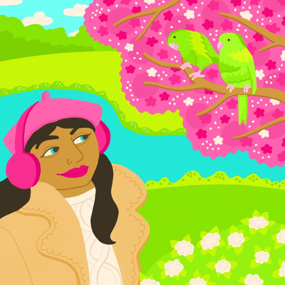 Curator Manijeh Verghese is thankful for the green spaces