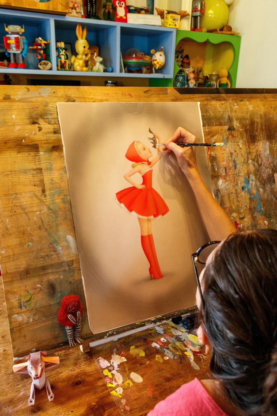 Nicoletta Ceccoli's childlike paintings are a delectable balance