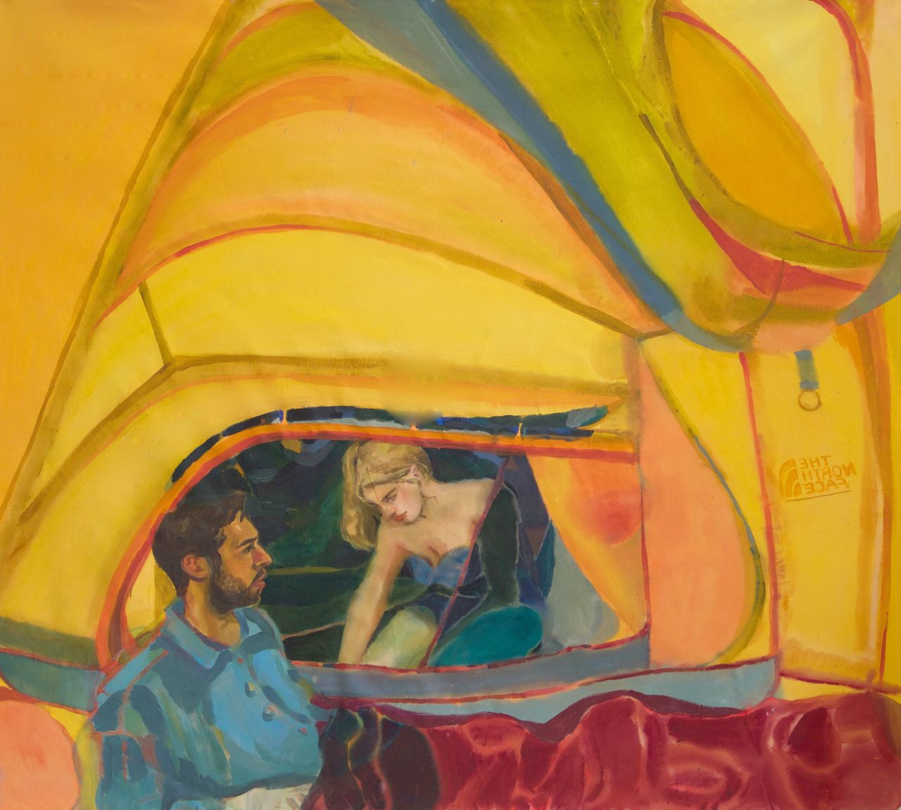 The Spirit of Alienness, 2019, Acrylic on canvas, 180 x 225 cm. All images courtesy of the gallery and artist. Via Creative Boom submission.