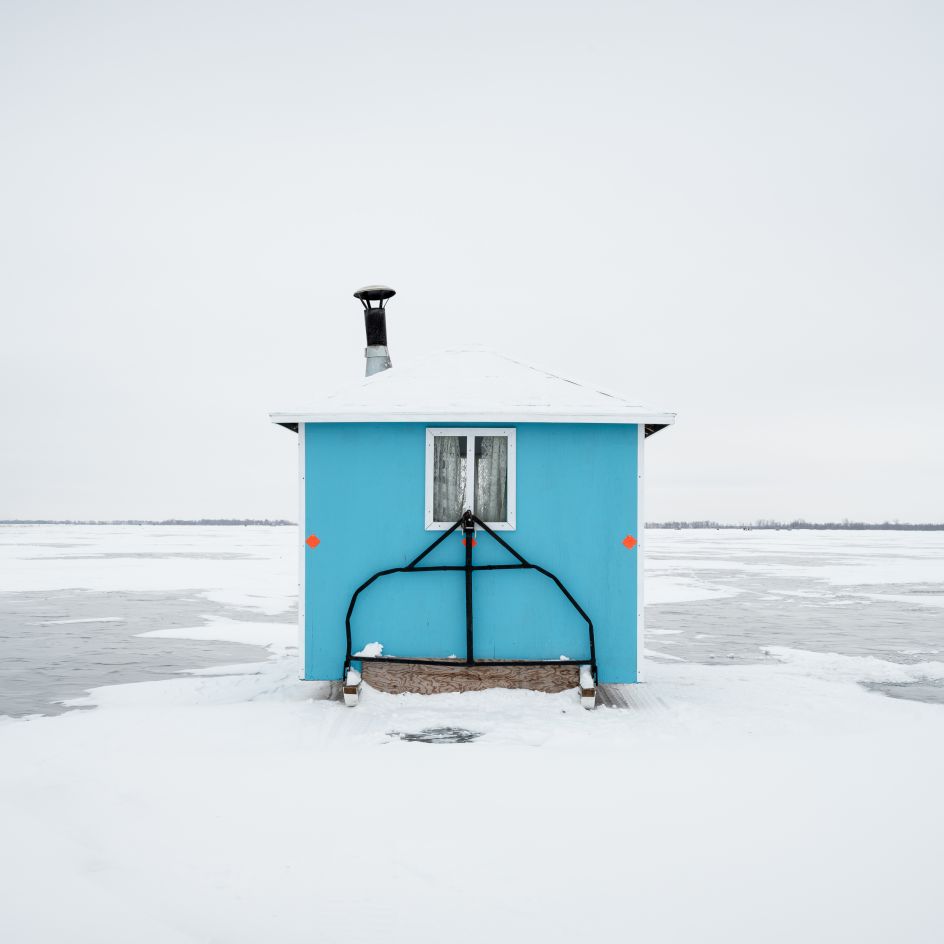 Ice Fishing Huts, Lake Winnipeg © Sandra Herber, Canada, Category Winner, Professional, Architecture, 2020 Sony World Photography Awards